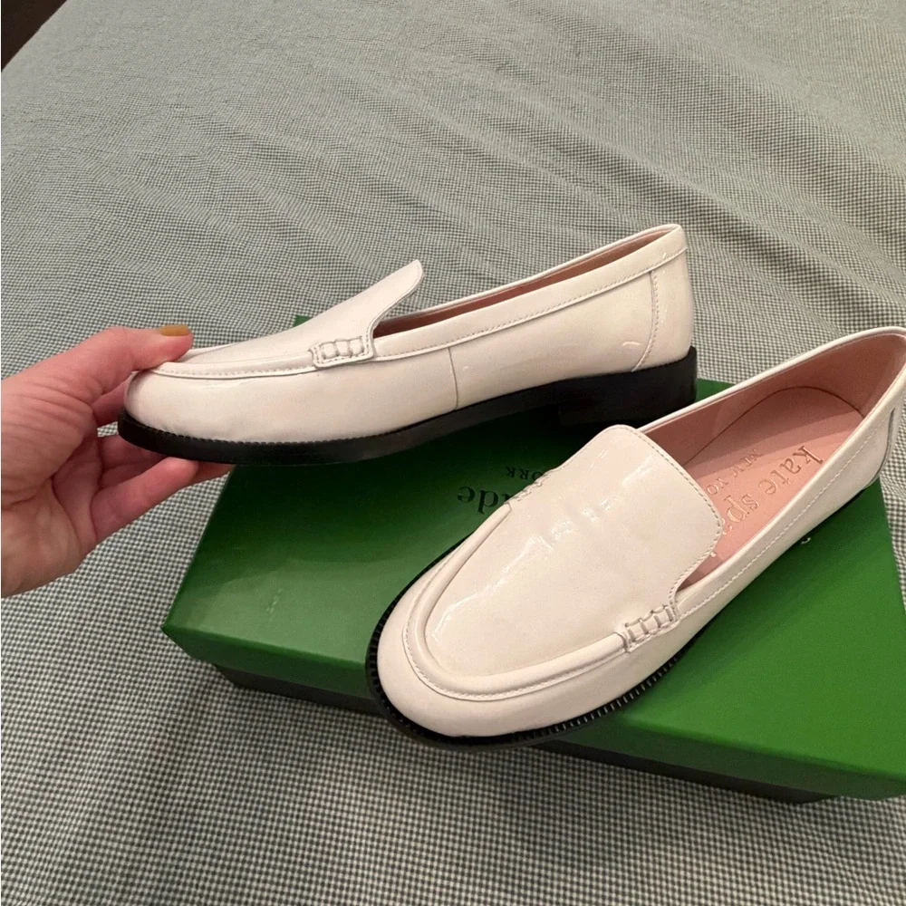 Kate Spade Lori Patent Leather Loafers 6.5 - Never worn with original box - Picture 8 of 9